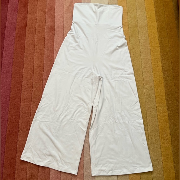 NWOT Susana Monaco Aimee Strapless White Jumpsuit - Picture 8 of 9